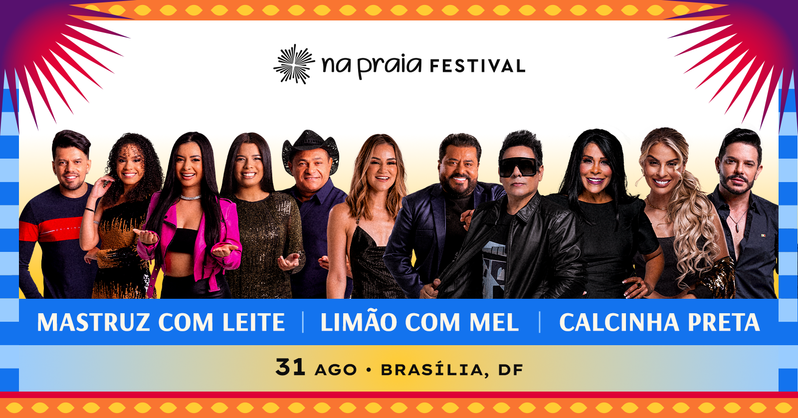 Calcinha Preta + Mastruz com Leite + Limão com Mel em Brasília